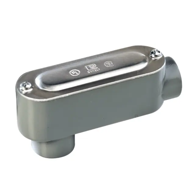 Caja Condulet tipo LB de 3/4" (19.05 mm) Incluye tapa y tornillos.