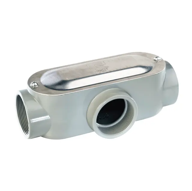 [RAWELT] Caja Condulet tipo T de 3/4" (19.05 mm)/ Incluye tapa y tornillos.