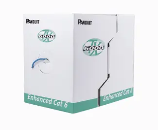 [PUR6004IG-W] Bobina de Cable UTP 305 m. de Cobre, TX6000™ PanNet, Reelex, Blanco, Categoría 6 Mejorado (23 AWG), PVC (CM), de 4 pares