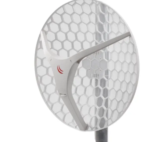 [RBLHG-5HPND-XL] (LHG XL HP5) Cliente y PtP de Alta Potencia, Antena de Rejilla Mejorada de 27 dBi en 5GHz 802.11 a/n